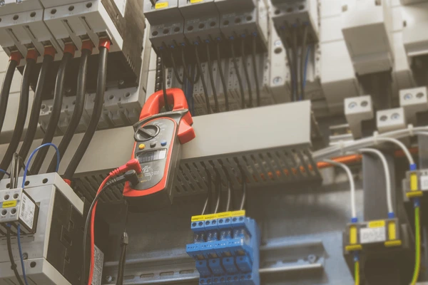 Electrical work background